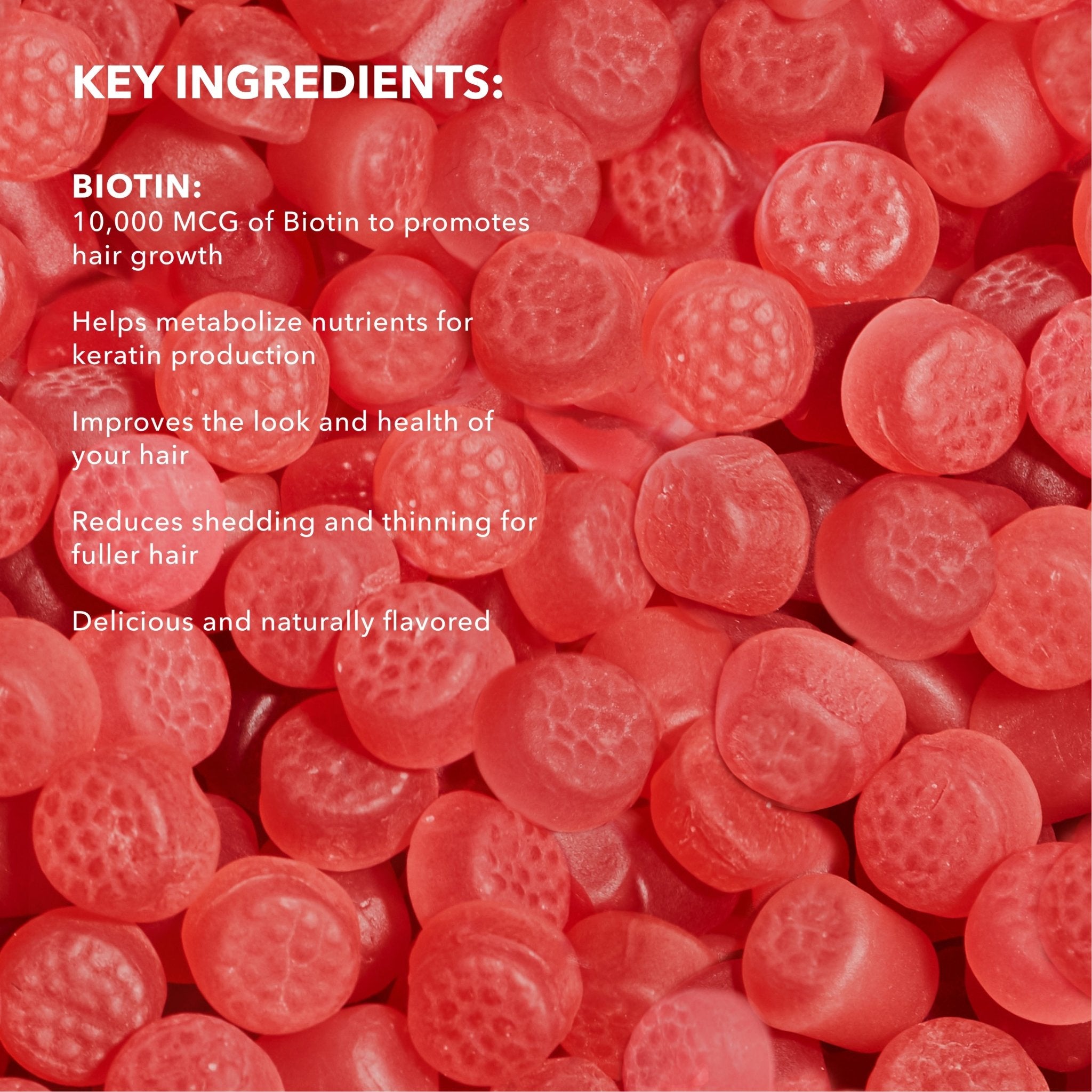 HAIR FLOURISH Vegan Biotin Gummies - SUNDAY II SUNDAY