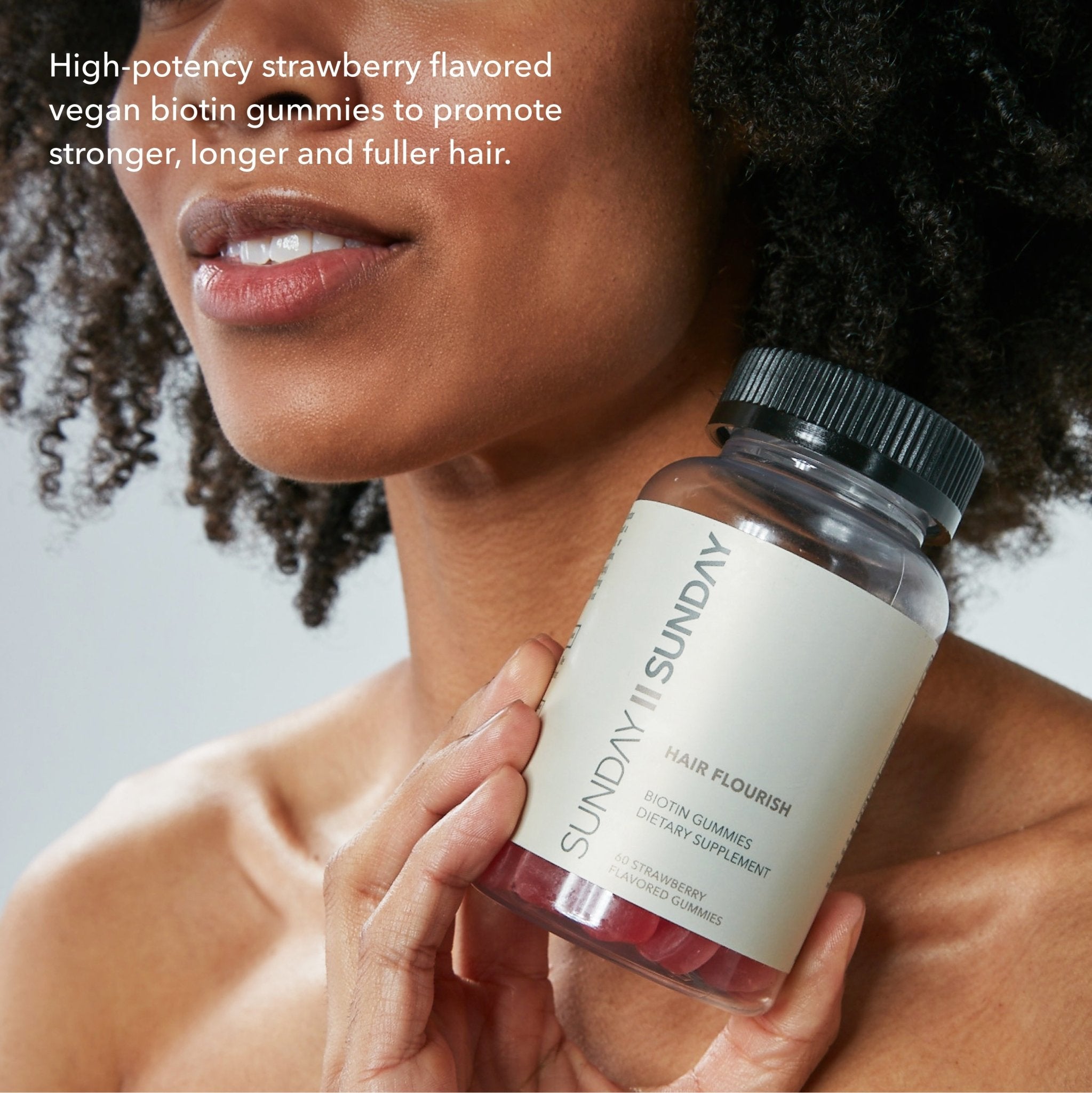 HAIR FLOURISH Vegan Biotin Gummies - SUNDAY II SUNDAY