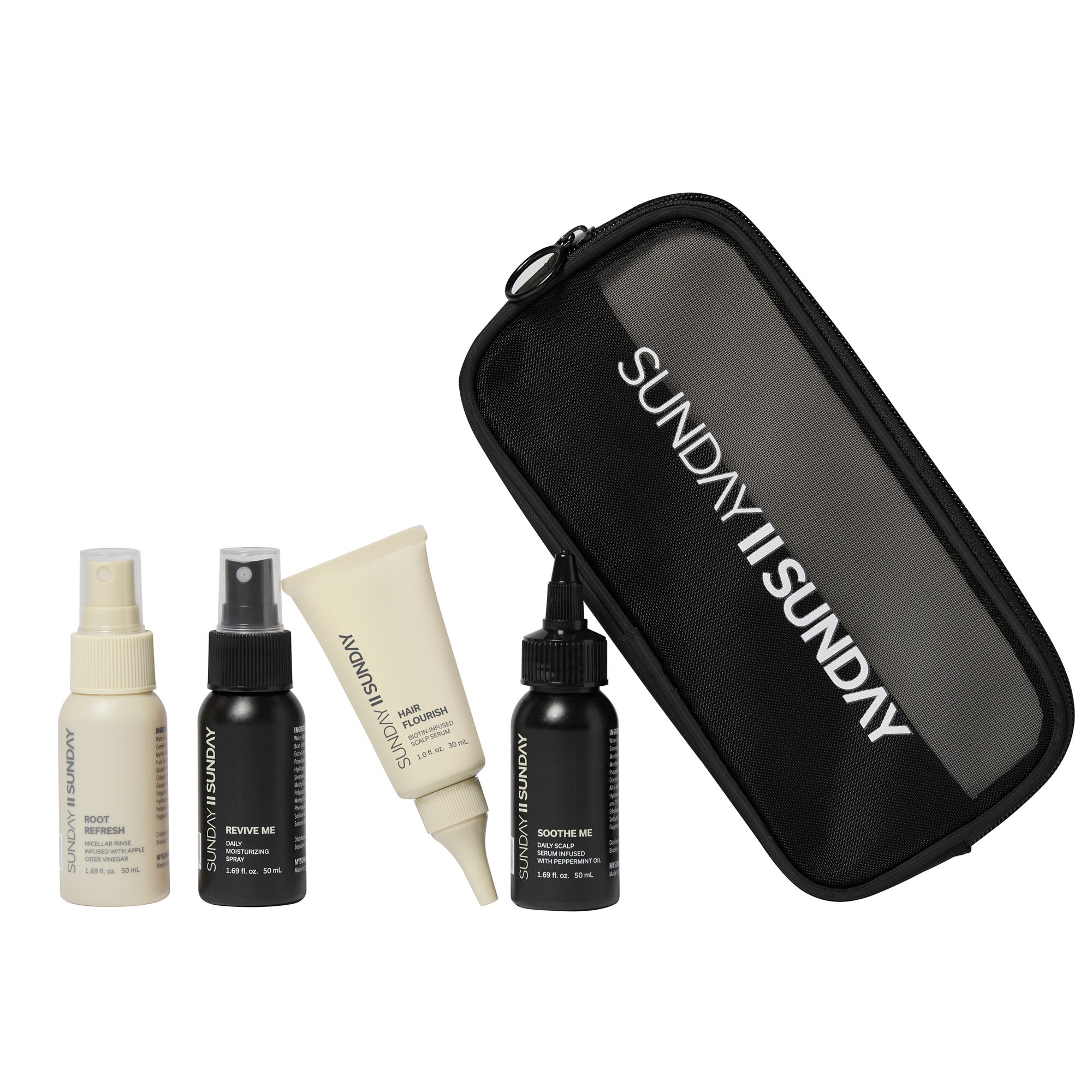 On-The-Go Signature Travel + Post-Gym Hair Kit - SUNDAY II SUNDAY