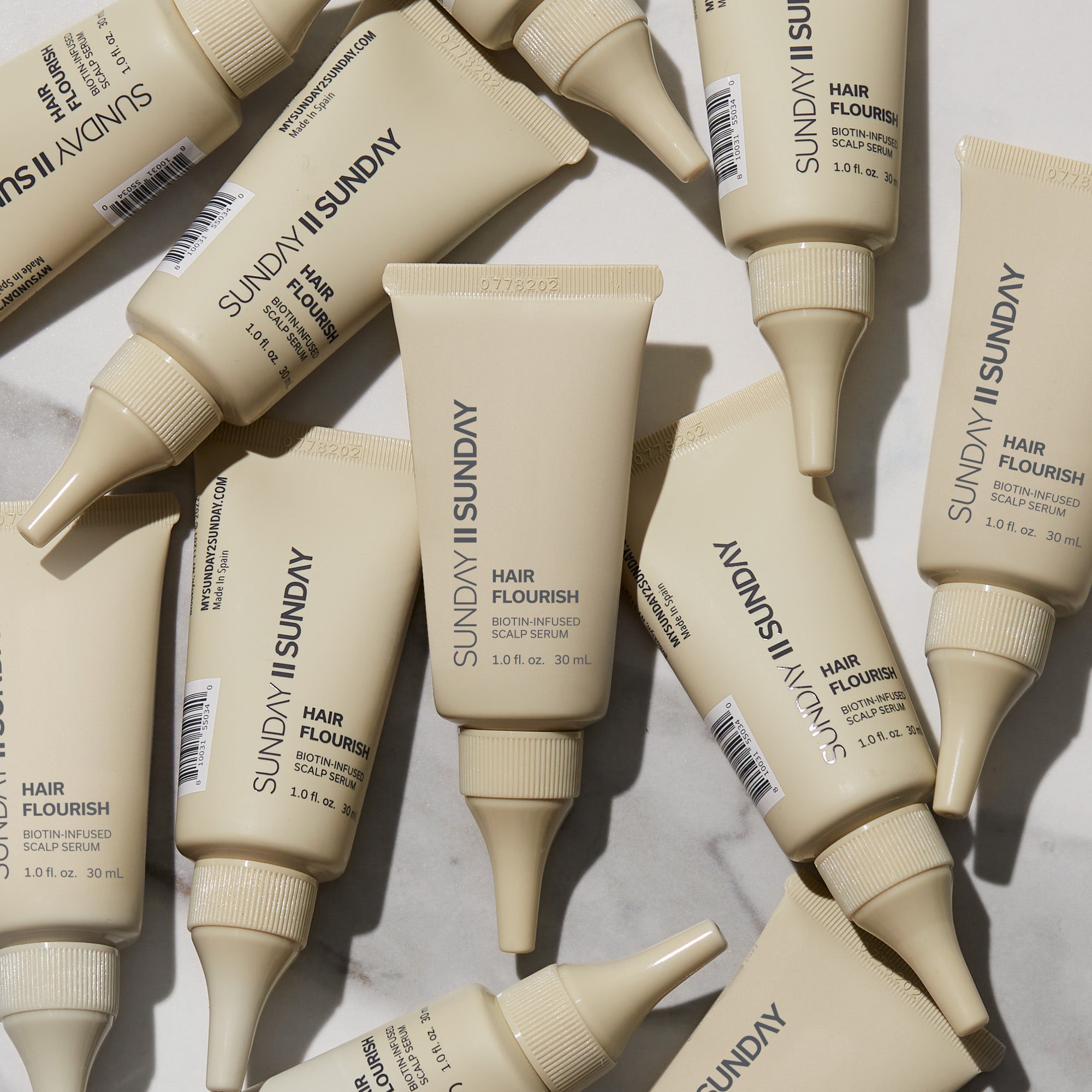 Travel Hair Flourish Daily Nourishing Serum with Biotin and Banana Extract - SUNDAY II SUNDAY