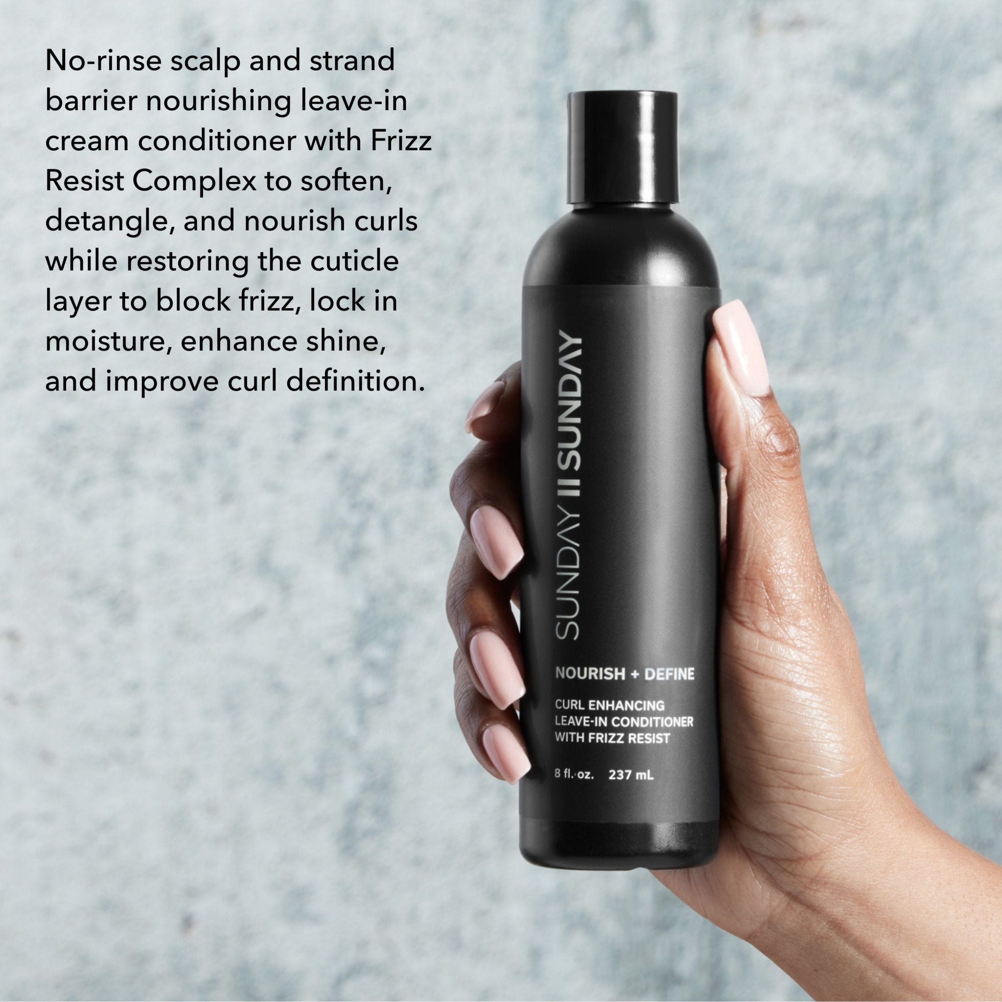 Curl Enhancing Leave-In Conditioner with Frizz-Resist Complex - SUNDAY II SUNDAY